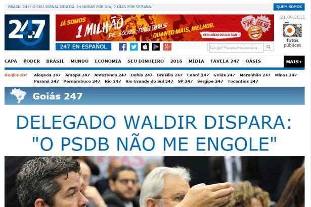Brasil 247 comenta pesquisa sobre intenção de voto para Prefeitura de Goiânia
