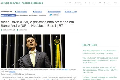 Jornais Notícias divulga pesquisa realizada em Santo André e São Bernardo do Campo-SP