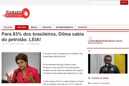 Diamante Notícia divulga pesquisa sobre Operação Lava Jato