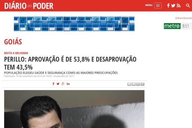 Diário do Poder divulga pesquisa sobre aprovação do Governo Estadual em Goiás