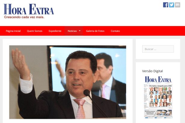 Jornal Hora Extra divulga pesquisa Estadual realizada em Goiás