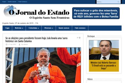 O Jornal do Estado divulga pesquisa realizada no Estado de Santa Catarina
