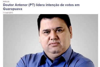 G+ Notícias divulga pesquisa de intenção de voto para Prefeitura de Guarapuava/Pr