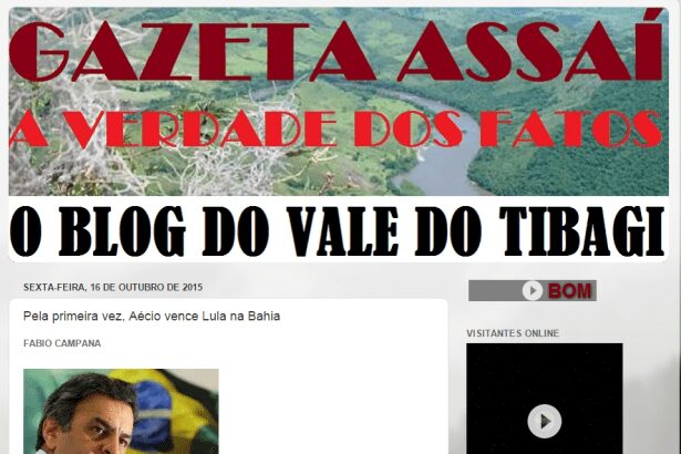 Gazeta Assaí divulga pesquisa de intenção de voto dos baianos para Eleições Presidenciais