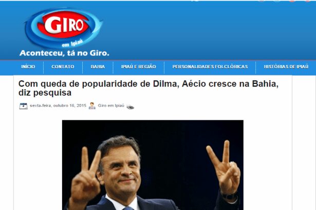 Giro em Ipiaú divulga pesquisa de intenção de voto para Presidente no Estado da Bahia