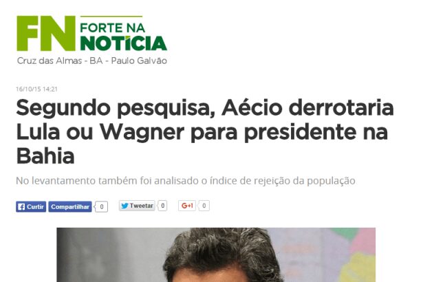 Forte na Notícia divulga intenção de voto dos baianos para Eleições Presidenciais