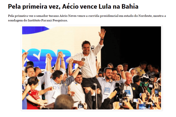 Blog Giro no Litoral divulga pesquisa de intenção de voto dos baianos para Eleições Presidenciais
