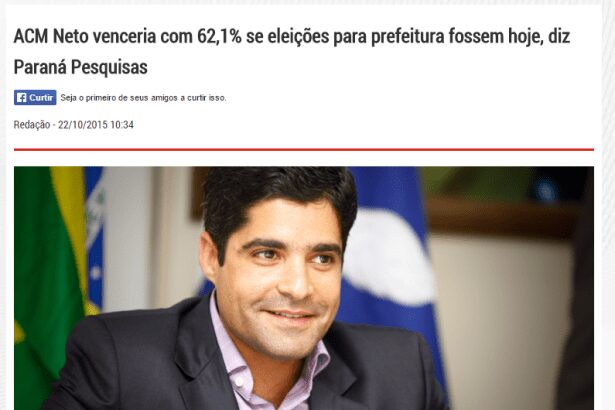 Rádio Baiana FM divulga intenção de voto dos eleitores para Prefeitura de Salvador