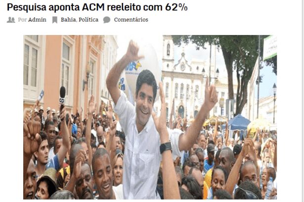 Blog Oeste Notícias divulga intenção de voto dos eleiotres para Prefeitura de Salvador