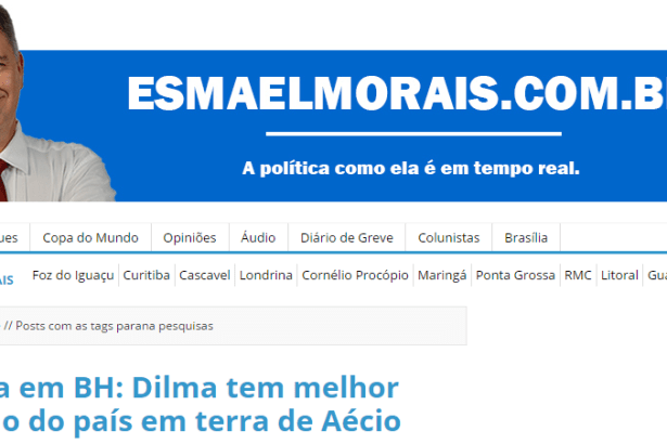 Esmael Morais divulga intenção de voto para Eleições Presidenciais em Belo Horizonte/ MG