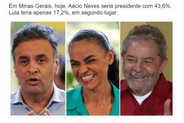 Blog Ponche Verde divulga intenção de voto para Eleições Presidenciais em Minas Gerais