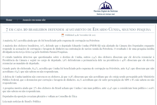 Revista Digital de Notícias divulga levantamento nacional sobre afastamento do Presidente da Câmara