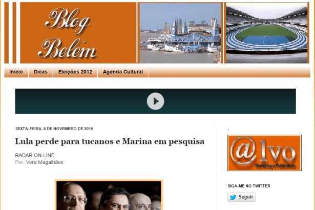 Blog Belém divulga intenção de voto para Eleições Presidenciais