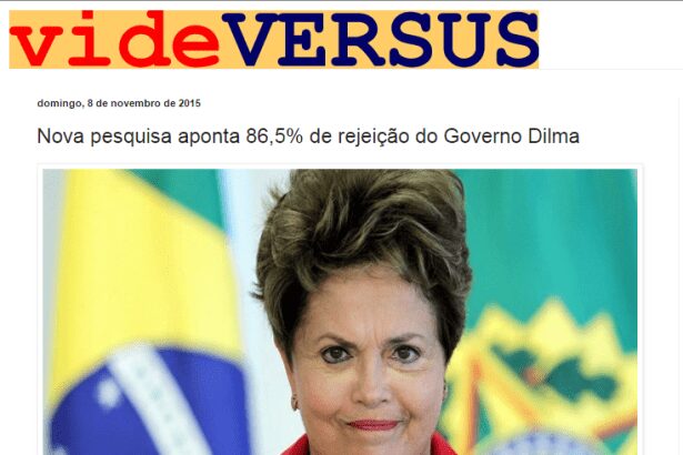 Blog Ponche Verde divulga avaliação nacional da Presidente Dilma Rousseff