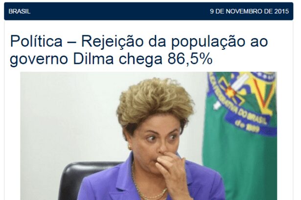 Panorama Geral divulga aprovação da Presidente Dilma