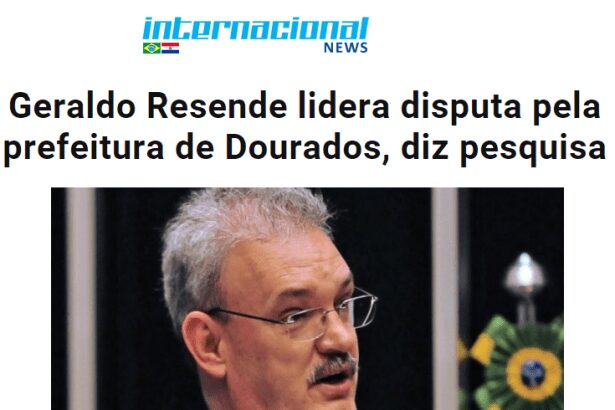 Internacional News divulga pesquisa sobre intenção de voto para as Eleições Municipais de Dourados / MS