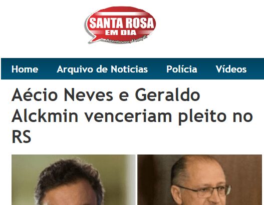 Noroeste Notícias divulga pesquisa sobre intenção de voto para a Eleição Presidencial no Estado do Rio Grande do Sul