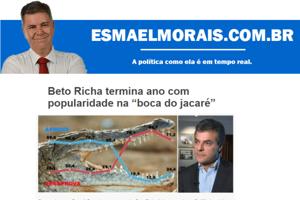 Esmael Morais divulga pesquisa sobre a aprovação do Governador do Estado do Paraná, Beto Richa