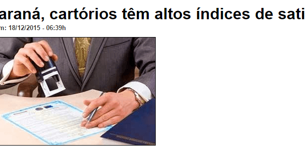 CRN Online divulga pesquisa sobre os serviços Notariais e Registrais dos Cartorios do Paraná