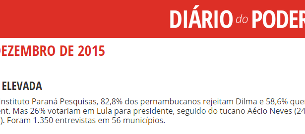 Diário Do Poder comenta situação Eleitoral no Estado do Pernambuco