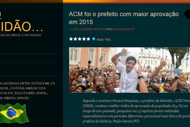 Blog do Q Ridão divulga pesquisa sobre a aprovação dos prefeitos de 13 capitais brasileiras