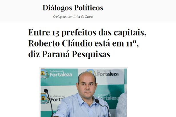 Portal Diálogos Políticos divulga pesquisa sobre a popularidade dos prefeitos de 13 capitais brasileiras
