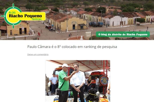 Blog Riacho Pequeno divulga pesquisa sobre a popularidade dos governadores de 13 estados
