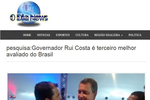 O Dia News divulga pesquisa sobre a popularidade dos governadores de 13 estados brasileiros