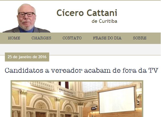 Cícero Cattani comenta sobre mudanças significativas no horário eleitoral gratuito das Eleições de 2016