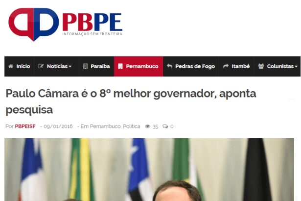 PBPE Informação Sem Fronteira comenta ranking sobre avaliação da administração dos atuais Governadores dos Estados Brasileiros