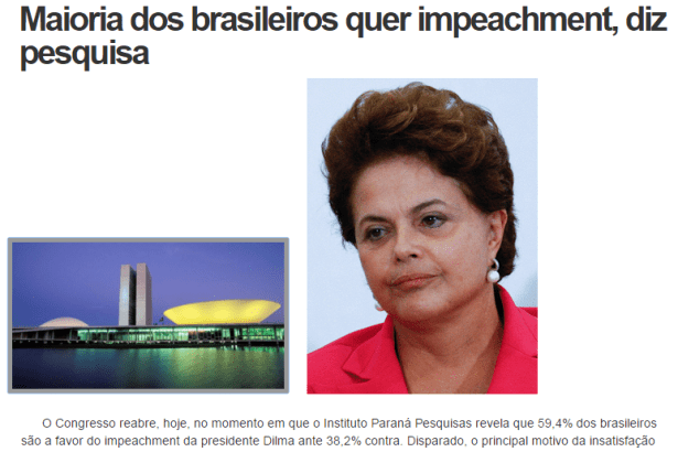 Blog do Fábio Júnior comenta pesquisa sobre a popularidade da Presidente Dilma Rousseff