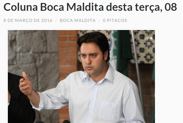 Blog Da Boca Maldita comenta pesquisa sobre uma possível corrida Presidencial