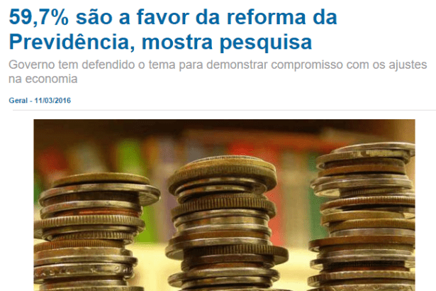 Grupo Redesul divulga pesquisa sobre a Reforma da Previdência