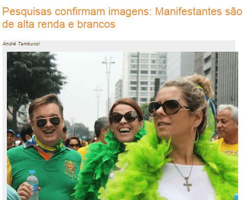 Blog Portal Nordeste Acontece, comenta pesquisa de opinião realizado durante a manifestação do dia 13 de março