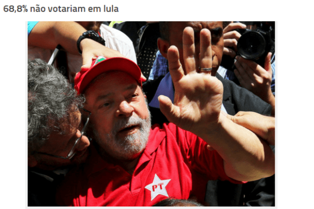 Blog Do Expedito Peronnico divulga pesquisa sobre a popularidade do Ex-Presidente Lula