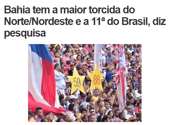 Yahoo Brasil – Esportes divulga pesquisa sobre os Times de Futebol, os mais  amados e os mais odiados pelos torcedores – Paraná Pesquisas