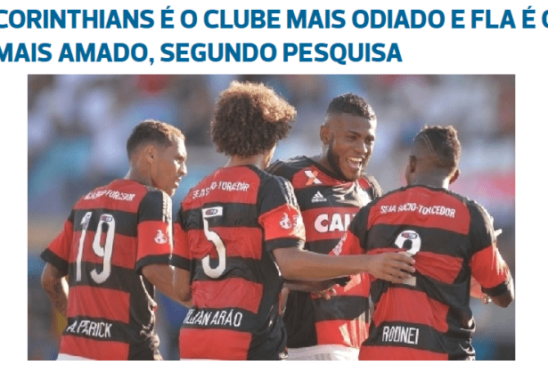 Rádio Verde Vale FM, divulga pesquisa sobre os Times de Futebol, os mais amados e os mais odiados pelos torcedores
