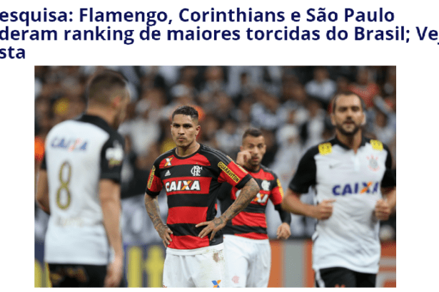 Tonny Washington divulga pesquisa sobre os Times de Futebol, os mais amados e os mais odiados pelos torcedores