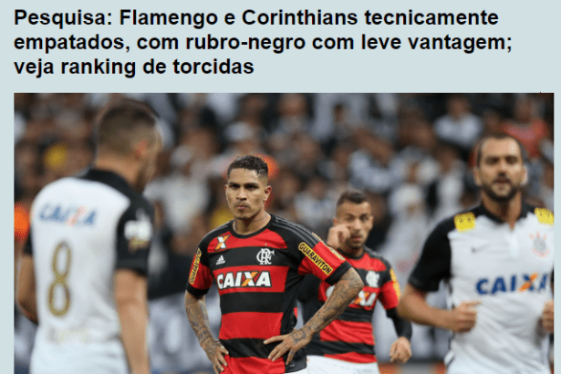 Blog Patu Em Foco divulga pesquisa sobre os Times de Futebol, os mais amados e os mais odiados pelos torcedores