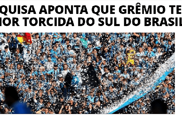 Torcedores.Com divulga pesquisa sobre os Times de Futebol, os mais amados e os mais odiados pelos torcedores