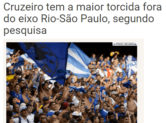 Jornal A Folha Regional divulga pesquisa sobre os Times de Futebol, os mais amados e os mais odiados pelos torcedores