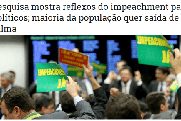 Portal AN 6, divulga pesquisa Nacional sobre a Presidente Dilma Rousseff