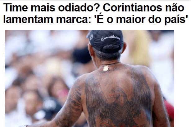 Portal Terra - Tudo Timão, divulga pesquisa sobre o Time de Futebol