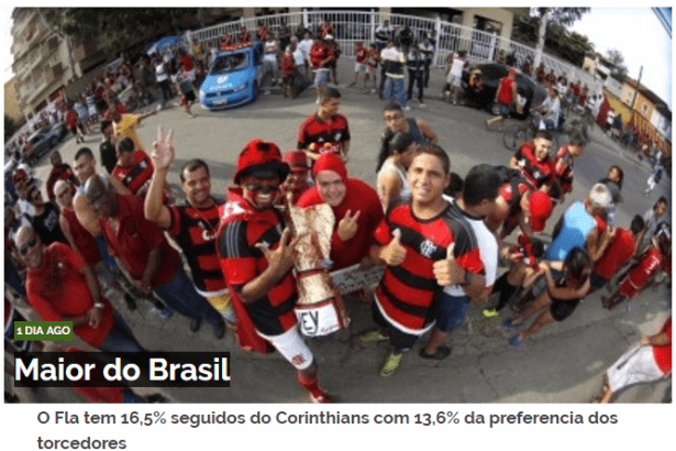 Vitrine Esportiva divulga pesquisa sobre os Times de Futebol