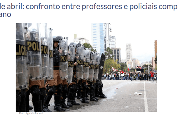 TV Tarobá comenta pesquisa realizada pela Paraná Pesquisa sobre o Governador do Paraná