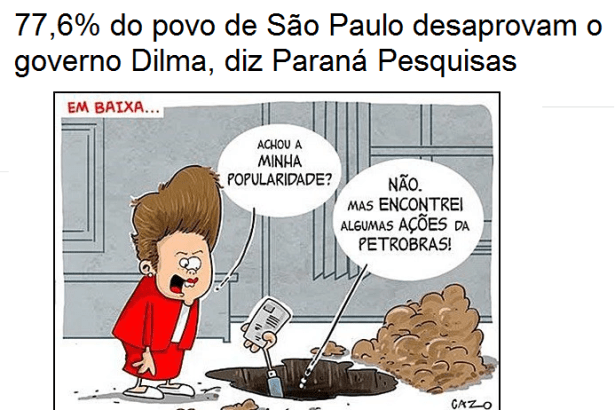 Debates Culturais divulga pesquisa realizada em São Paulo sobre a popularidade da Presidente Dilma Rousseff