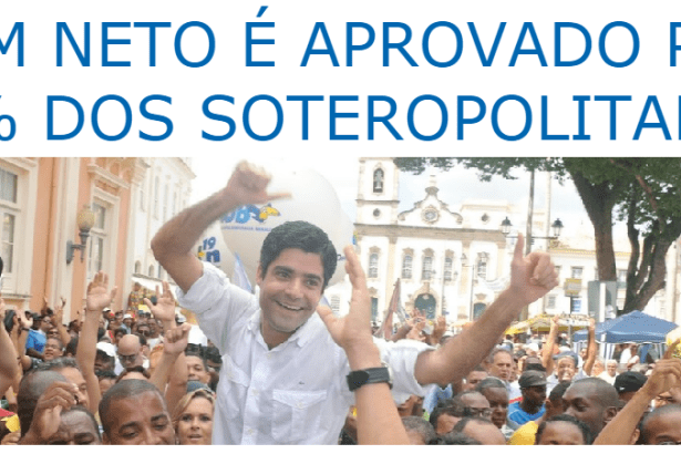 Brasil 247 - Bahia, divulga pesquisa sobre a popularidade do Prefeito de Salvador, ACM Neto