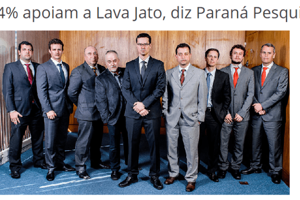 Paraná Hoje, divulga pesquisa sobre a Operação Lava Jato