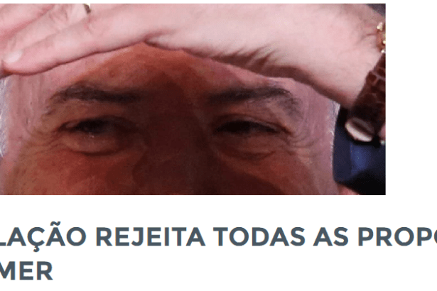 Crônicas Do Sul, divulga pesquisa sobre o Presidente Michel Temer