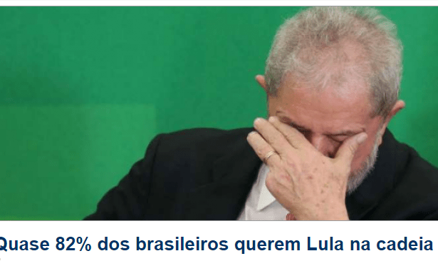 PSDB - Paraná, divulga pesquisa sobre o Ex-Presidente Lula